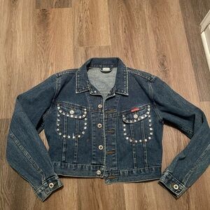 Invisible Jean jacket, size large
